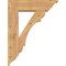 Ekena Millwork Olympic Traditional Smooth Bracket w/ Offset Brace, Western Red Cedar, 7 1/2"W x 26"D x 34"H BKT0806X26X34OLY01SWR - alternate 4